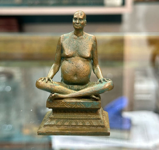 Bhagwan Nityanand Bronze Statue – Inspired by Murti of Ganeshpuri Ashram image 0