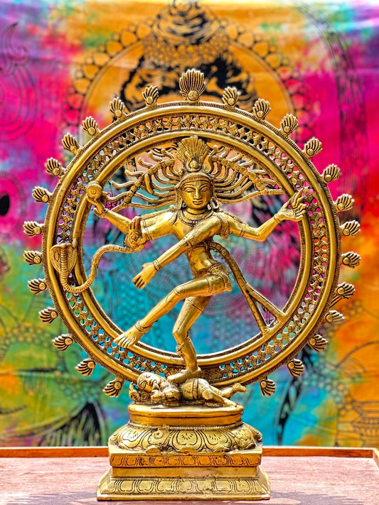 Nataraja Dancing Shiva Statue – 23" Pure Fine Brass