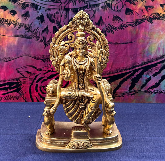 Tripura Sundari / Rajrajeswari with Arch 12" brass