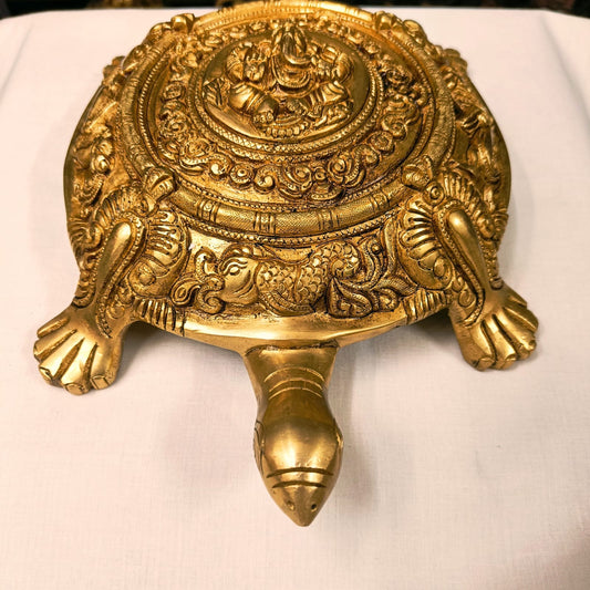 Auspicious Tortoise with Ganesh Statue image 1