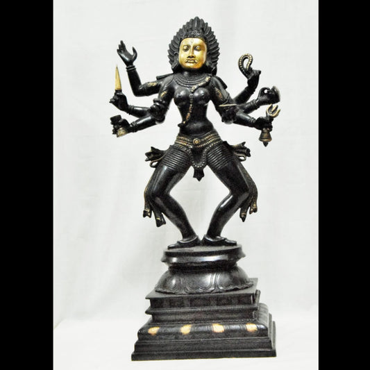 Dancing Kali with Fangs & 8 Arms 24'' image 0