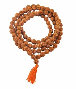 RUDRAKSHA THREAD MALA 108 BEAD image 0