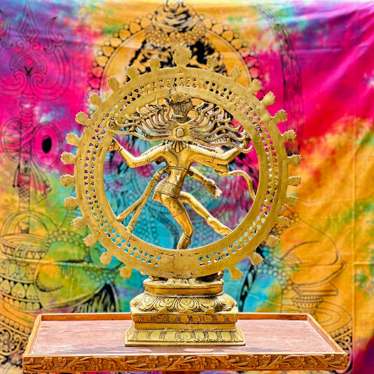 Nataraja Dancing Shiva Statue – 23" Pure Fine Brass