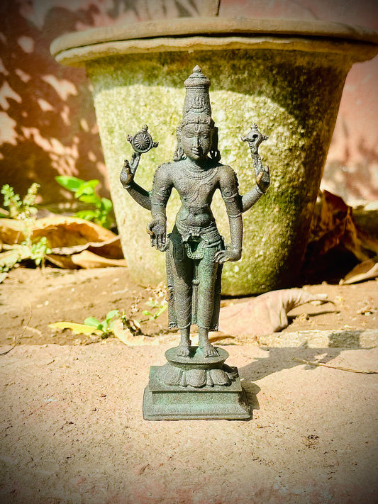 Vishnu Murti – Bronze Statue 8”